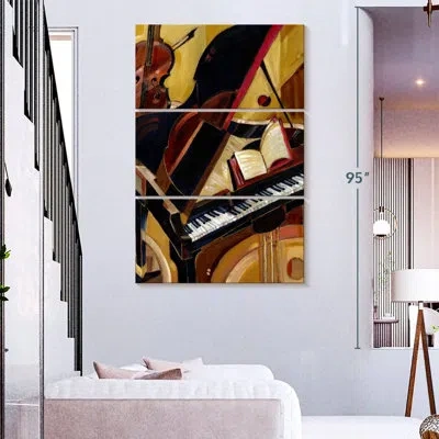 Ebern Designs Abarca Abstract Piano Ii