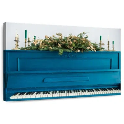 Ebern Designs Abarca Classic Blue Piano In Black