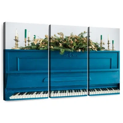 Ebern Designs Abarca Classic Blue Piano In Black