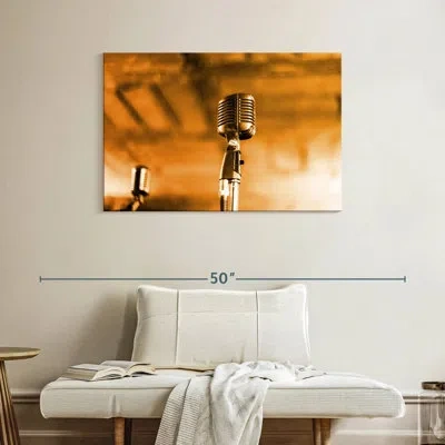 Ebern Designs Abarca Concert Microphone In Gold