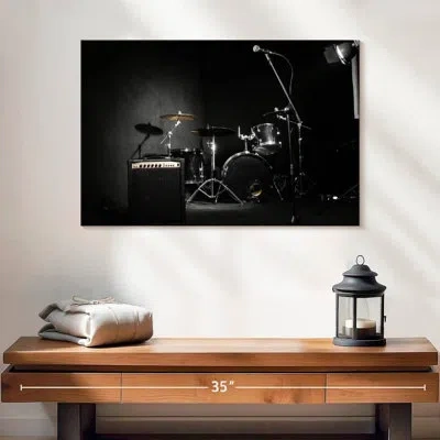 Ebern Designs Abarca Dark Musical Instruments In Black