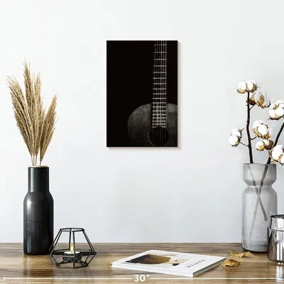 Ebern Designs Abarca Old Acoustic Guitar In Black
