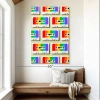 Ebern Designs Abarca Rainbow Mixtapes In Blue