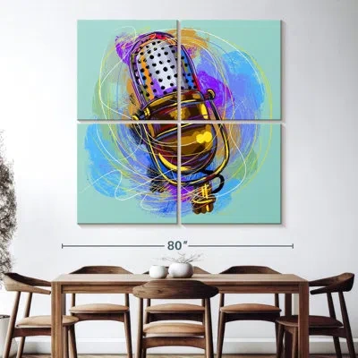 Ebern Designs Abarca Scribbled Microphone