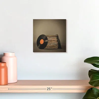 Ebern Designs Abarca Vintage Vinyl Records