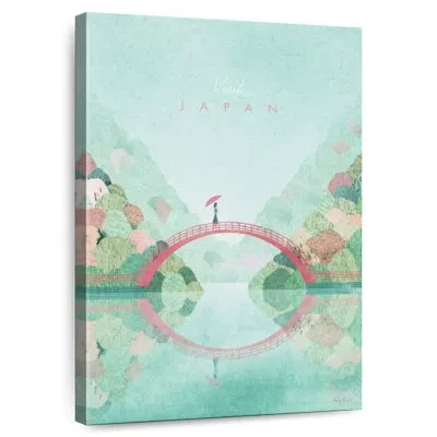 Ebern Designs Aime Japan Autumn Vintage Travel Poster In Green