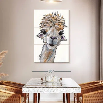 Ebern Designs Brampt Alpaca Angel In Brown