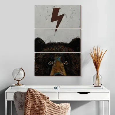 Ebern Designs Brampt Bear Lighting Bolt