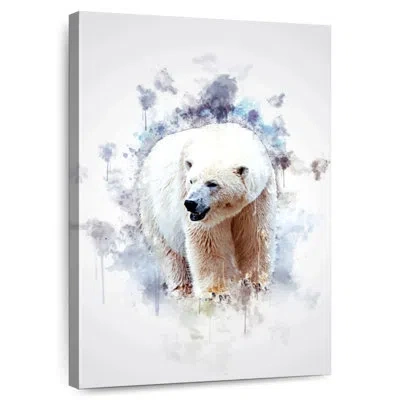 Ebern Designs Brampt Colored Polar Bear In Beige