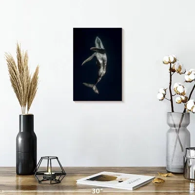 Ebern Designs Brampt Dancing Humpback Whale In Black