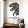 Ebern Designs Brampt Dino Love In White