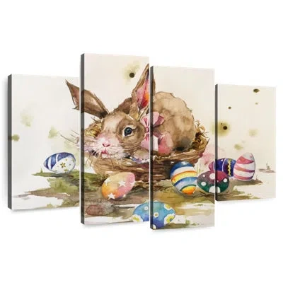 Ebern Designs Brampt Easter Bunny Eggs