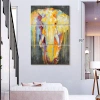 Ebern Designs Brampt Elephant Paint Drip In Gray