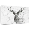 Ebern Designs Brampt Geometric Stag In Gray