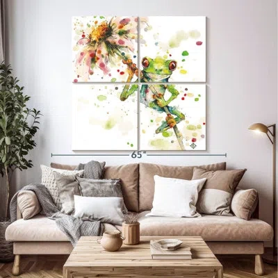Ebern Designs Brampt Hello There Bright Eyes In Green