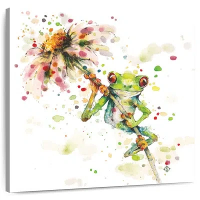 Ebern Designs Brampt Hello There Bright Eyes In Green
