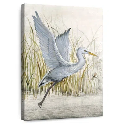 Ebern Designs Brampt Heron Sanctuary I In Blue