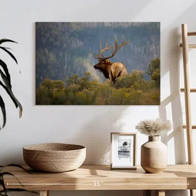 Ebern Designs Brampt Huge Bull Elk