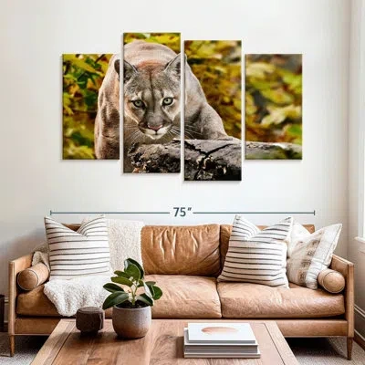 Ebern Designs Brampt Hunting Cougar