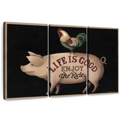 Ebern Designs Brampt Life Is Good Enjoy The Ride In Black