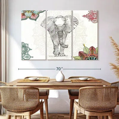 Ebern Designs Brampt Mandala Morning I
