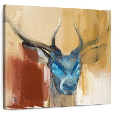 Ebern Designs Brampt Mask Young Stag In Orange
