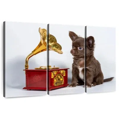 Ebern Designs Brampt Melomaniac Chihuahua In Brown