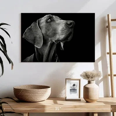 Ebern Designs Brampt Monochrome Dog