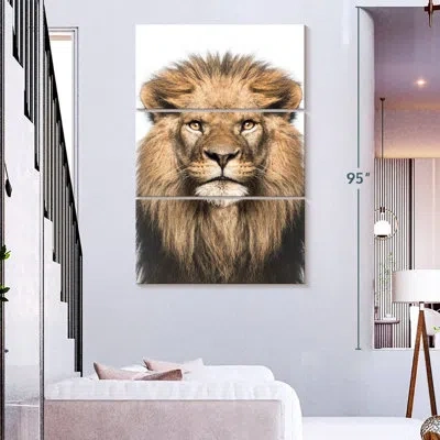 Ebern Designs Brampt Noble Lion