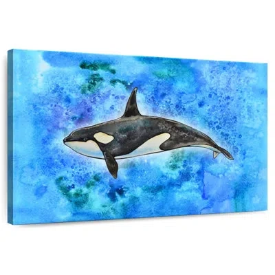 Ebern Designs Brampt Orca On Blue