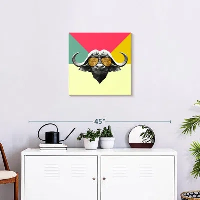 Ebern Designs Brampt Party Buffalo In Glasses
