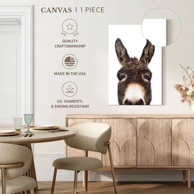 Ebern Designs Brampt Peeking Donkey