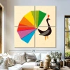 Ebern Designs Brampt Rainbow Tail Peacock