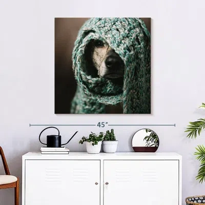 Ebern Designs Brampt Shrouded Dog In Brown