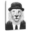 Ebern Designs Brampt Sir Lion In White