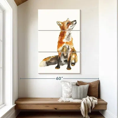 Ebern Designs Brampt Sly Fox I In Beige