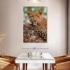Ebern Designs Brampt Striking Leopard In Black