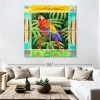 Ebern Designs Brampt Surf Parrot