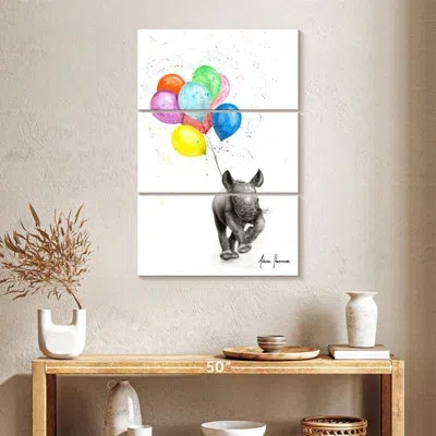 Ebern Designs Brampt The Rhino And The Balloons