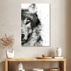 Ebern Designs Brampt Wolf At Attention
