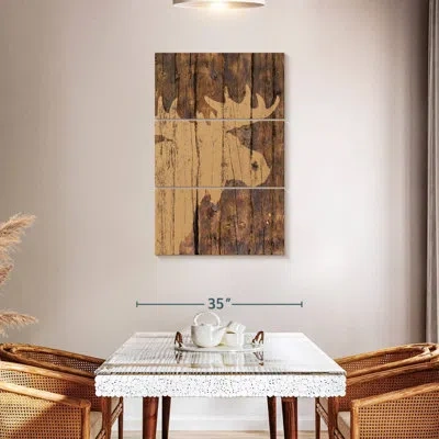 Ebern Designs Brampt Wooden Moose