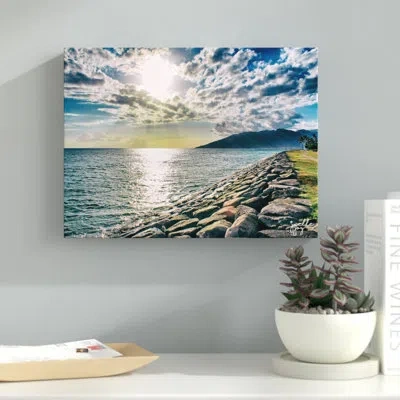Ebern Designs 'break Open The Sky' - Wrapped Canvas Photograph Print