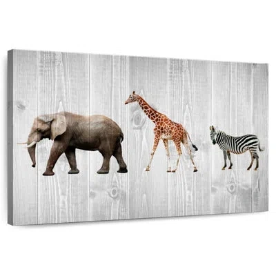 Ebern Designs Crowle Wooden Safari