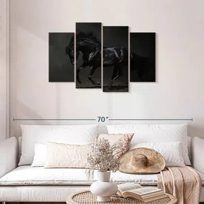 Ebern Designs Dark Horse In Black