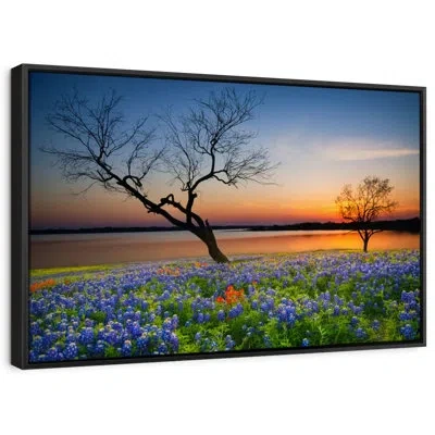Ebern Designs Faul Texas Sunset Canvas Print