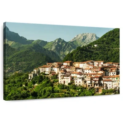 Ebern Designs Kavia Tuscan Mountain Village In Beige