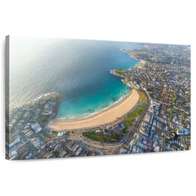 Ebern Designs Keesha Bondi Beach Aerial View In Gray