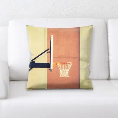 Ebern Designs Latham Net Throw Pillow