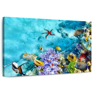 Ebern Designs Life Underwater Scene In Teal