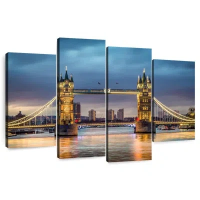 Ebern Designs Lilie Bright Tower Bridge In Blue